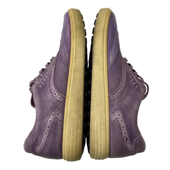 ECCO Women’s Hybrid II Purple Leather Spikeless Golf Shoes Size EU 37/US 6.5-7 - Picture 3 of 8